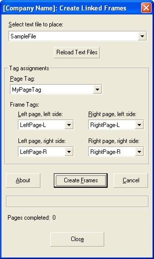 Sample Ventura automation dialog